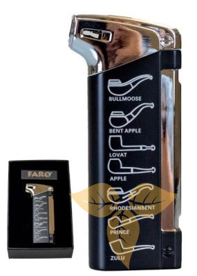24130 Зажигалка д/трубок FARO хром фото