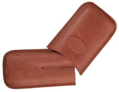 09240 Футляр д/2 сигар Робусто коричневый кожа фото
