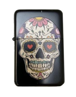 03188 Зажигалка бензиновая FARO Z16 "Skull 3" фото