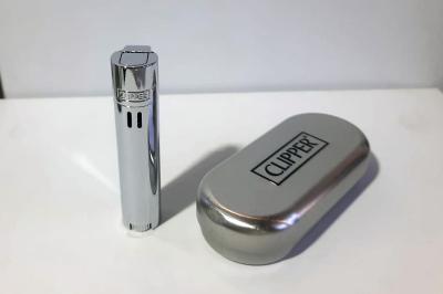 Зажигалка Клиппер Турбо Металлическая Сильвер арт.СМKJOS000 фото