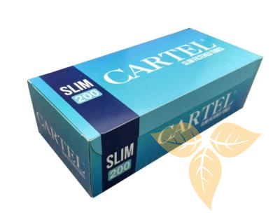 Сигарет.гильзы CARTEL SLIM BLUE (x 200шт) (84x17 мм) фото