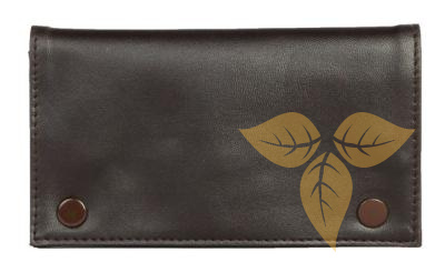 33154 Кисет для сигаретного табака иск кожа коричневый двойной фото