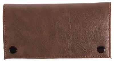 33145 Кисет для сиг табака иск кожа кор-бронзовый 16,5см фото