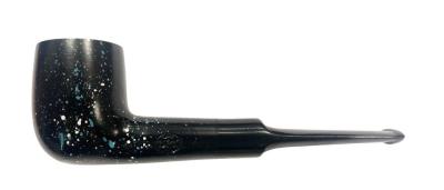 BPK Kenvelo ТОЧКИ (белый/бирюзовый) briar pipe 9 mm filter 61-54 в Москве