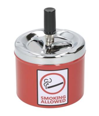 400065 Пепельница вращающаяся металлическая 9.5х8 см фото