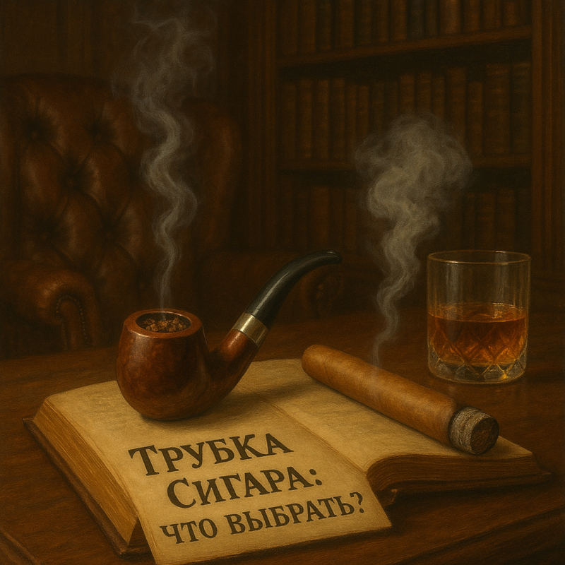 Разница между курением трубки и сигар: что выбрать? - Плюсы и минусы каждого способа курения.