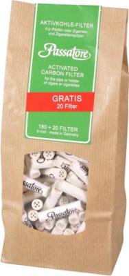 101062 Фильтры для трубок PASSATORE 9mm угольные 200шт фото