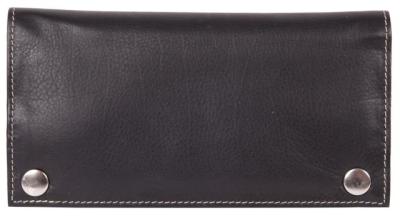 33102 Кисет для сигаретного табака нат кожа черный - Табакерия