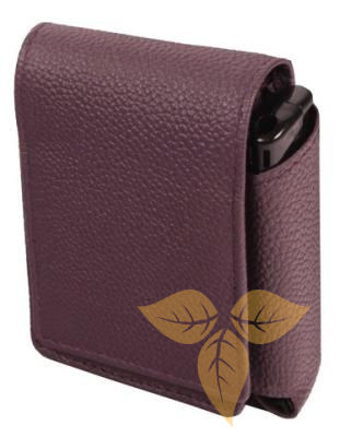 08131 Футл д/пач сиг, фиол кож,карм для заж фото