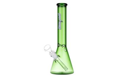 345794 Трубка курит Super heroes стекло зеленая 30 cm, 4 mm, Ø 45 mm фото