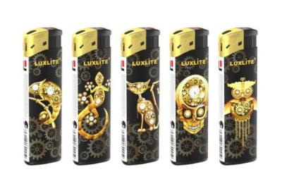 Зажигалки пьезо XHD 8500L АП WP GEAR ANIMAL/GOLD CAP фото