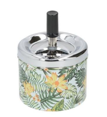 400062 Пепельница вращающаяся металлическая 9.5х8 см фото