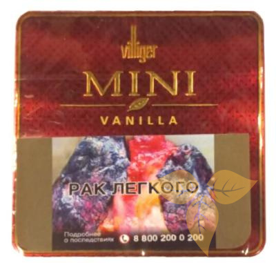 Сигариллы Villiger Mini Fine Vanilla (10 шт. no filter) фото