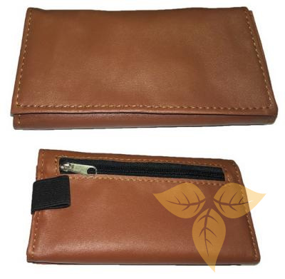 21904 Кисет для сигаретного табака иск кожа коричневый фото