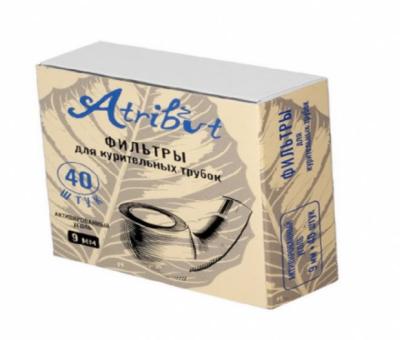 Фильтры для трубок Атрибут угольные 9мм 40шт фото