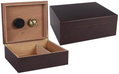 09504 Хумидор для 25-ти сигар коричневый (26x22.2x11cm) фото