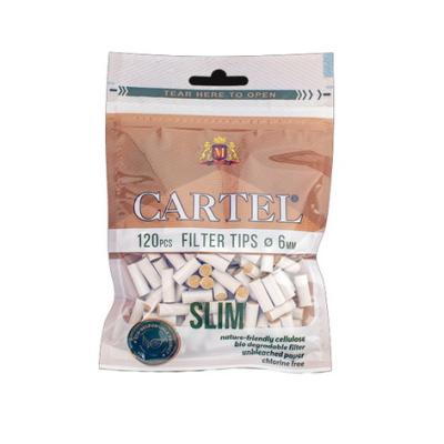 Сигарет.фильтры CARTEL SLIM BIO 15mm X 6mm (x120шт) фото