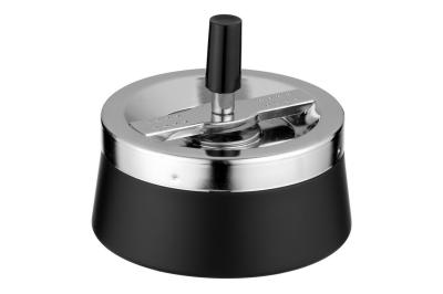 430000 Пепельница вращающаяся черная 110 мм фото