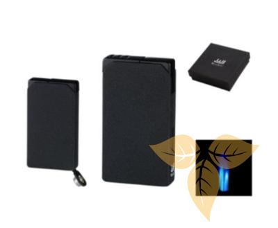 221021 Зажигалка WINJET 2Хтурбо,черная с пробойником д/сигар фото