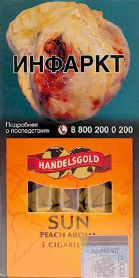 Сигариллы Handelsgold Peach Sun Cigarillos*5 фото