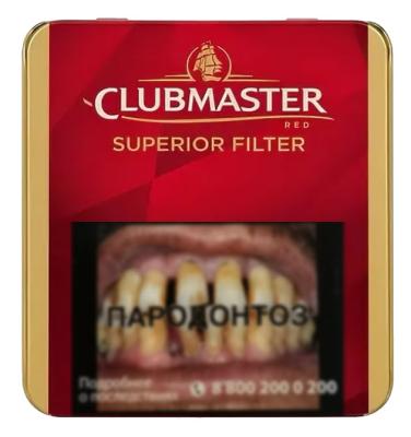 Сигариллы Clubmaster Superior Filter - Red *20 фото