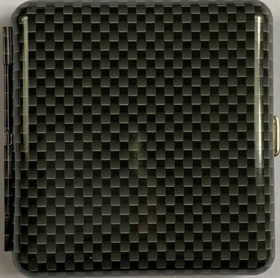 03504 Портсигар FARO д/20 сиг 80мм, карбон 1 фото