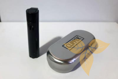 Зажигалка Клиппер Турбо Металлическая Блэк арт.СМKJOS001 фото