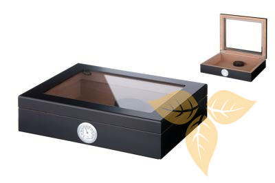 92043A Хумидор для сигар со стеклом (26х22х7,5 см) фото