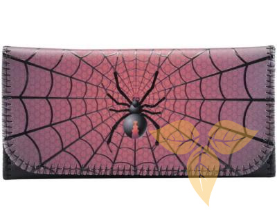 21628 Кисет для сигаретного табака иск кожа "Паук 3" фото