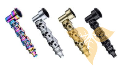 506224 Трубка курительная металл цветная фото