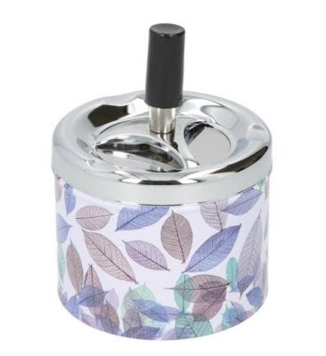 400061 Пепельница вращающаяся металлическая 9.5х8 см фото