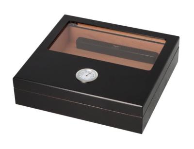 920068 Хумидор для сигар черный матовый (22,8х21,8х5,8 см) фото