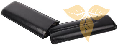 09272 Футляр д/2 сигар Дабл Корона черный фото