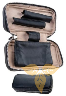 842050 Сумка для 2-х трубок нат. кожа черная фото