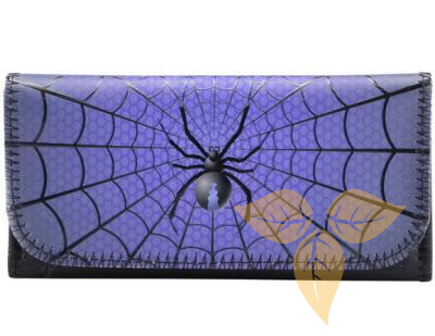21627 Кисет для сигаретного табака иск кожа "Паук 2" фото