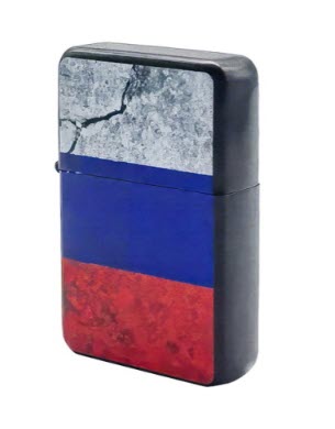 146316 Зажигалка бензиновая Z16 "Флаг России" фото