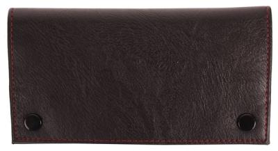 33148 Кисет для сигаретного табака иск кожа черный 16,5см фото