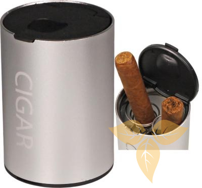 510952 Пепельница для автомобиля сигарная металл серебристая фото