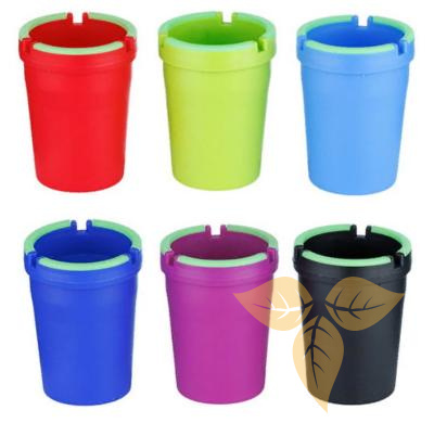 405120 Пепельница пластиковая д/авто со светящейся полоской фото