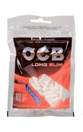 Сигарет.фильтры OCB Slim Extralong BFOCBSLG (x100шт) фото