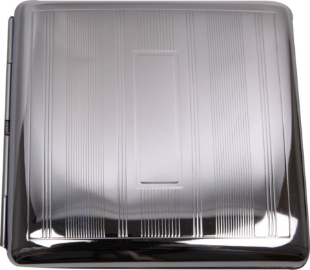 06373 Портсигар д/20 сиг, хром , 80 мм фото