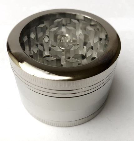 07048 Измельчитель для табака металл (4 части, диам. 52мм) фото