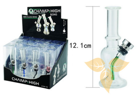 506130 Трубка курительная стекло, 12.5см ассорт фото