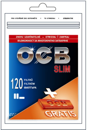 Сигарет.фильтры OCB Slim+бумага OCB ORANGE (x120) фото