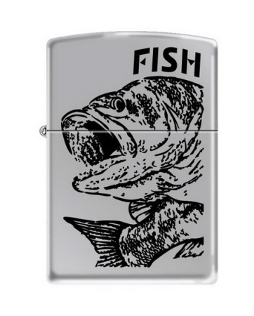 Зажигалка Зиппо Z250 FISH - BIG MOUTH фото