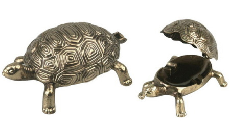 516703 Пепельница настольная "ЧЕРЕПАХА" металл, 17см фото