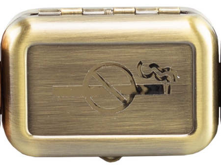 11546 Пепельница карманная "No smoking" "латунь" фото