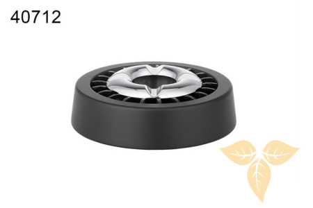 40712A Пепельница 13см черная фото