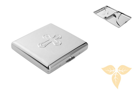 800058 Портсигар ANGELO д/20 сиг, хром фото