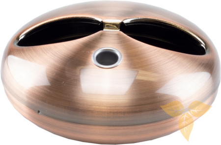 11583 Пепельница металлическая "Инопланетянин" "медь" фото